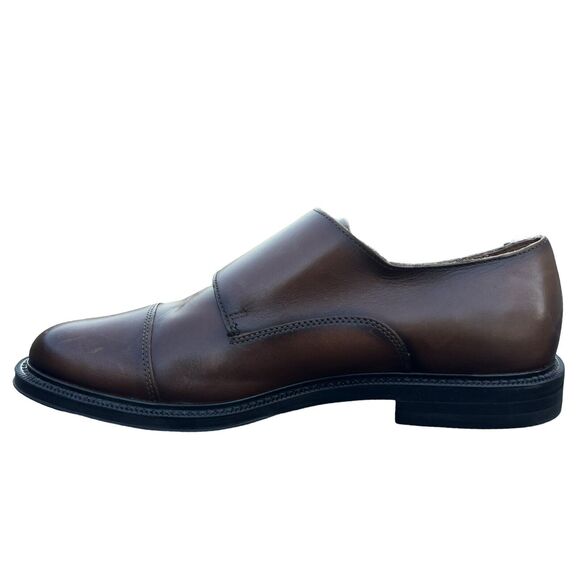 Zara Men\'s Double Buckle Leather Dress Shoes Size US 9 UK 8 EUR 42 NWT main image 4
